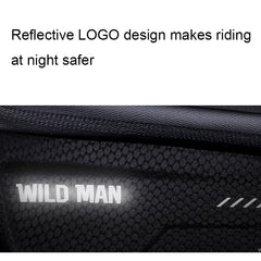 WILD MAN MS66 1.2L EVA Hard Shell Bicycle Front Beam Bag Cycling Touch Screen Phone Bag, MS66