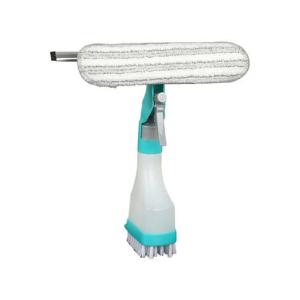 4 In 1 Double-sided Glass Wiper Window Squeegee Portable Spray Mirror Car Glass Cleaner, YJ520