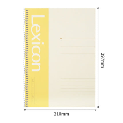 Deli 7688 A4 60-pages Spiral Bound Notebook Live Page Office Business Notepad