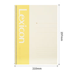 Deli 7688 A4 60-pages Spiral Bound Notebook Live Page Office Business Notepad