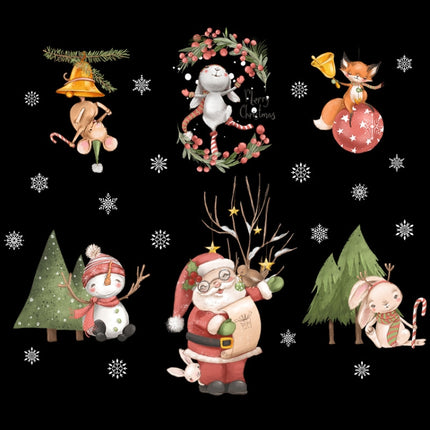 Christmas Window Decoration Poster Santa Claus Elk Snowflake Glass Wall Stickers, SD-01 45x60cm, SD-02 45x60cm, SD-03 30x90cm, SD-05 30x90cm, SD-12 30x90cm, SD-2203 30x45cm, SD-2204 30x45cm, SD-2205 30x45cm, SD-2206 45x60cm, SD-2207 45x60cm������������...