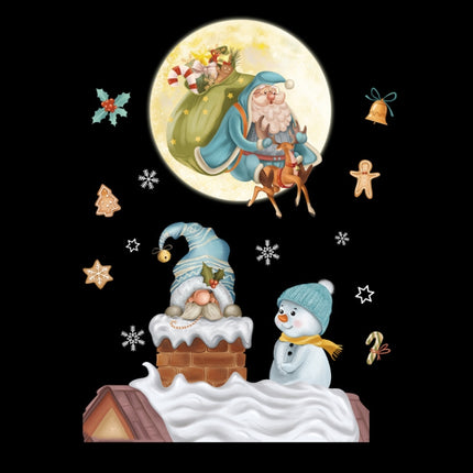 Christmas Window Decoration Poster Santa Claus Elk Snowflake Glass Wall Stickers, SD-01 45x60cm, SD-02 45x60cm, SD-03 30x90cm, SD-05 30x90cm, SD-12 30x90cm, SD-2203 30x45cm, SD-2204 30x45cm, SD-2205 30x45cm, SD-2206 45x60cm, SD-2207 45x60cm������������...