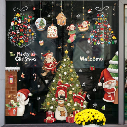 Christmas Window Decoration Poster Santa Claus Elk Snowflake Glass Wall Stickers, SD-01 45x60cm, SD-02 45x60cm, SD-03 30x90cm, SD-05 30x90cm, SD-12 30x90cm, SD-2203 30x45cm, SD-2204 30x45cm, SD-2205 30x45cm, SD-2206 45x60cm, SD-2207 45x60cm������������...