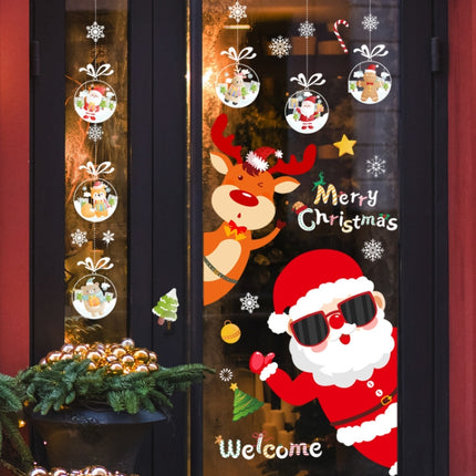 Christmas Window Decoration Poster Santa Claus Elk Snowflake Glass Wall Stickers, SD-01 45x60cm, SD-02 45x60cm, SD-03 30x90cm, SD-05 30x90cm, SD-12 30x90cm, SD-2203 30x45cm, SD-2204 30x45cm, SD-2205 30x45cm, SD-2206 45x60cm, SD-2207 45x60cm������������...