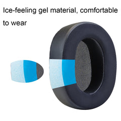 2pcs Ice Gel Headphones Sponge Cover Earmuffs, For Sony WH-1000XM2, For Sony WH-1000XM3, For Sony WH-1000XM4, For Sony WH-1000XM5