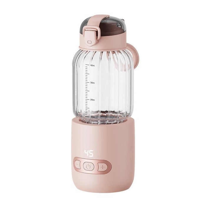400ml  Wireless Instant Water Warmer Electric Kettle For Baby Formula With 15000 MAh Battery Capacity(Pink)