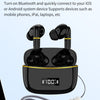 J2 Bluetooth Earphones With Digital Charging Compartment Wireless Charging In-Ear