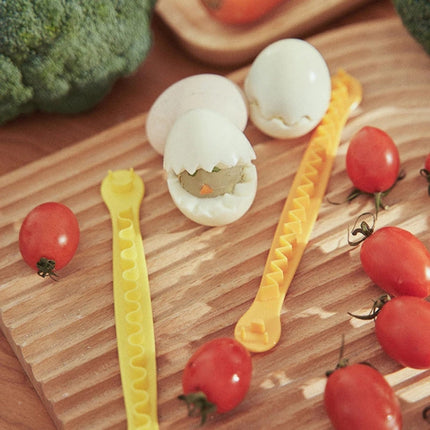 Lace Egg Cutter DIY Egg Mold Kitchen Salad Making Tools, 2pcs /Set