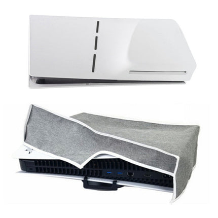 For PS5 Slim Disc & Digital Host Dust Cover Protective  Case, Vertical Gray, Vertical Black, Horizontal Gray, Horizontal Black