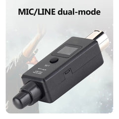 MTU-002 Microphone Wireless System UHF DSP Transmitter & Receiver Mic/Line Two Modes