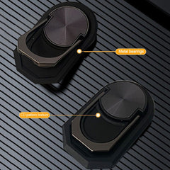 1pair Metal Laptop Invisible Stand Mini Desktop Heightening Cooling Rack Folding Keyboard Stand