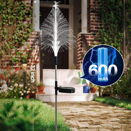 Christmas Tree Solar Light Outdoor Atmosphere Lighting Outdoor Waterproof Glowing Festival Decorative Lamp, Star Moon Transparent