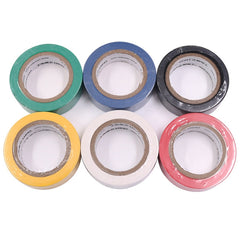 CHINT Electrical Tape Waterproof PVC Wire Insulation Tapes, 10m Blue, 10m Black, 10m White, 20m Blue, 20m Black, 20m White