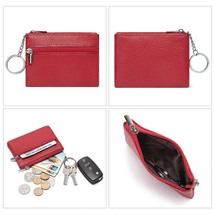 HUMERPAUL WX2010 Ladies Leather Mini Wallet Portable Coin Purse And Card Holder