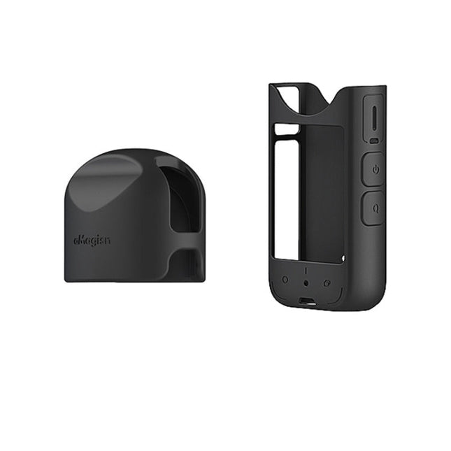 For Insta360 X3 AMagisn Protective Camera Accessories, Lens Guard, Silicone Case, Lens Guard+Case