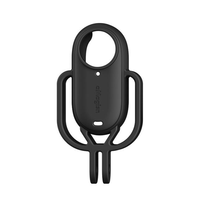 For Insta360 GO 3 AMagisn Silicone Case Camera Protective Accessories, Vertical Gray, Vertical Black