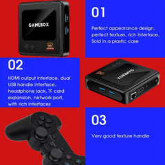 G10 GAMEBOX TV Box Dual System Wireless Android 3D Home 4K HD Game Console Support PS1 / PSP, 64G 30,000+ Games (Black), 128G 40,000+ Games (Black), 256G 60,000+ Games (Black), 64G 30,000+ Games (White), 128G 40,000+ Games (White)����������������������...
