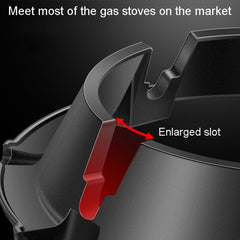 Kacheeg Household Gas Stove Gathering Fire Energy Saving Cover Kitchen Non-Slip Windscreen