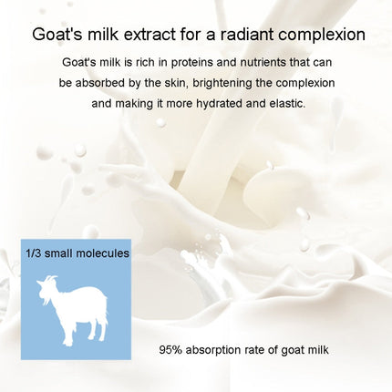 VNO SKIN CARE Goat Milk Neck Mask Lighten Wrinkles Neck Care Mask, 10pcs /Box