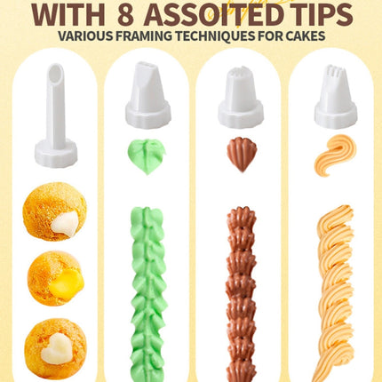 Home Cookie Maker Multifunctional Framer Baking Set, 8 In 1