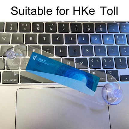 Hong Kong HKe Toll Car Patch Vehicle Front Windshield Decoration, Suction Cup Bracket, Sticker