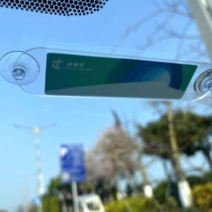 Hong Kong HKe Toll Car Patch Vehicle Front Windshield Decoration, Suction Cup Bracket, Sticker