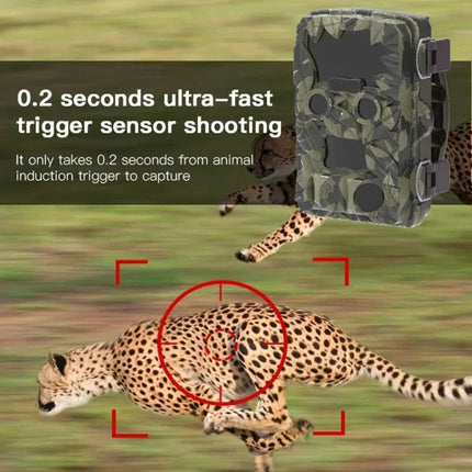 H8201 4K Dual Lens Infrared Camera 32MP HD Night Vision Monitoring Animal Field Outdoor Camera, H8201