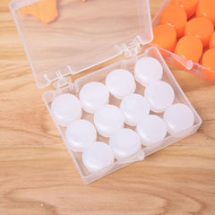 12pcs /Box Silicone Mud Children Sleep Earplugs Noise Reduction Swimming Waterproof Ear Plugs