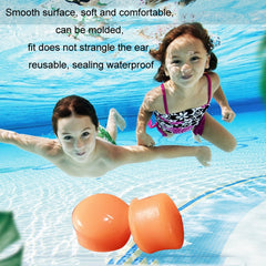 12pcs /Box Silicone Mud Children Sleep Earplugs Noise Reduction Swimming Waterproof Ear Plugs