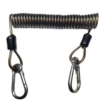304 Stainless Steel Diving Camera Anti-lost Strap Motorcycle Anti-theft Rope, Random Color Delivery