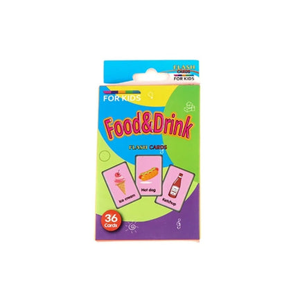 36pcs /Box Children Enlightenment Early Learning English Word Cards, C1 Animal, C2 Shape, C3 Color, C4 Time, C5 Fruit, C6 Body Part, C7 Vegetable, C8 Food And Drink