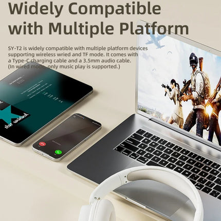 SOYTO SY-T2 Noise Reduction Bluetooth Headset Wireless Game Headset