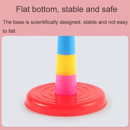 Night Market Stall Detachable Throwing Hoop Toys Children Parent-Child Games, 1 Tower 3 Circles, 1 Tower 9 Circles, 1 Tower+12 Circles, 1 Tower 18 Circles, 1 Tower 24 Circles, 1 Tower+36 Circles, 2 Towers 30 Circles, 2 Towers 48 Circles