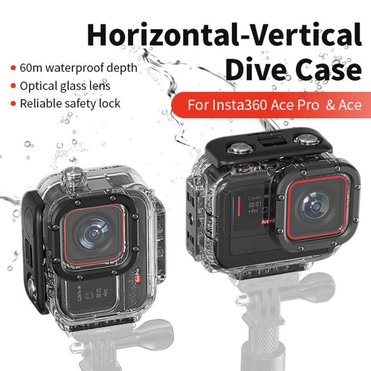 aMagisn Horizontal and Vertical Shooting Dive Shell 60m Waterproof Shell Accessories