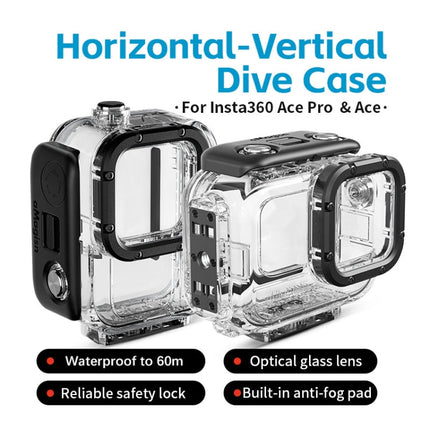 aMagisn Horizontal and Vertical Shooting Dive Shell 60m Waterproof Shell Accessories