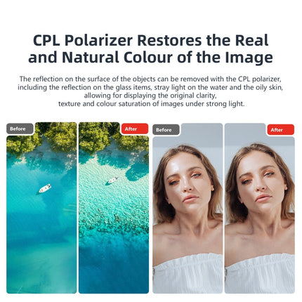 For DJI Osmo Pocket 3 aMagisn HD Double Sided Coated Filters Sports Camera Protective Goggles