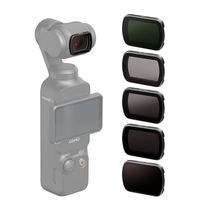 For DJI Osmo Pocket 3 aMagisn HD Double Sided Coated Filters Sports Camera Protective Goggles