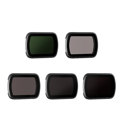 For DJI Osmo Pocket 3 aMagisn HD Double Sided Coated Filters Sports Camera Protective Goggles, CPL, ND16+ND64+ND256 + CPL, ND16+ND64+ND256+ND1000