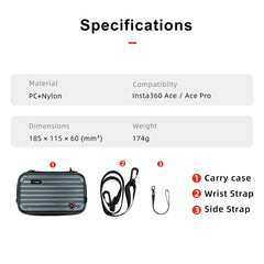 For Insta360 Ace / Ace Pro aMagisn Small Organizer Bag Sports Camera Protective Accessories, For Insta360 Ace / Ace Pro