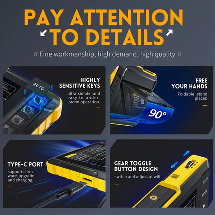 FNIRSI Handheld Small Digital Oscilloscope For Maintenance, DSO152 Standard, DSO152 Upgrade