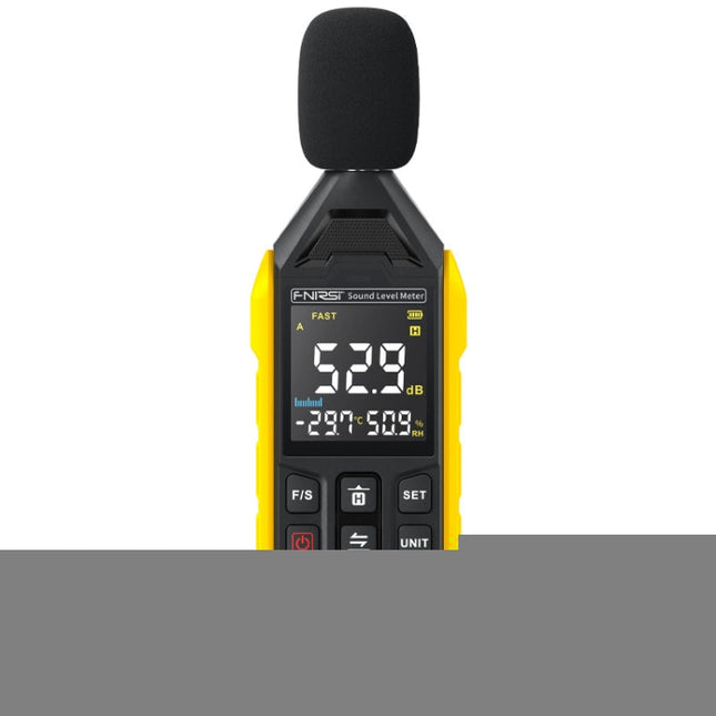 FNIRSI Noise Decibel Meter Home Volume Detector, Yellow