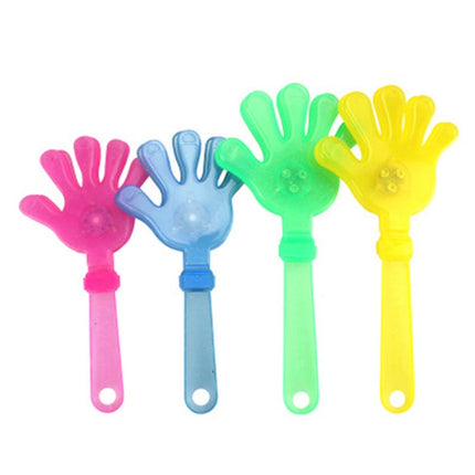 2pcs Luminous Clap Slap Palm Flash Cheering Event Props, Random Color Delivery, 24cm, 28cm