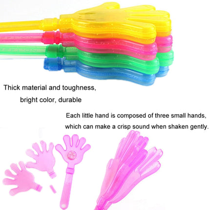2pcs Luminous Clap Slap Palm Flash Cheering Event Props, Random Color Delivery, 24cm, 28cm