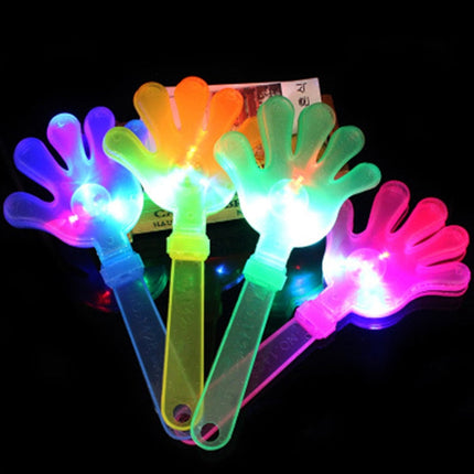2pcs Luminous Clap Slap Palm Flash Cheering Event Props, Random Color Delivery, 24cm, 28cm