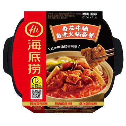Haidilaohotpot Self-cooking Hot Pot Convenient and Delicious Instant Food, 435g Spicy Tender Beef, 435g Crispy Beef Tripe, 365g Tomato Beef Brisket, 400g Spicy Vegetarian, 275g Tomato Crispy Meat, 275g Spicy Crispy Meat, 272g Spicy Meatballs�����������...