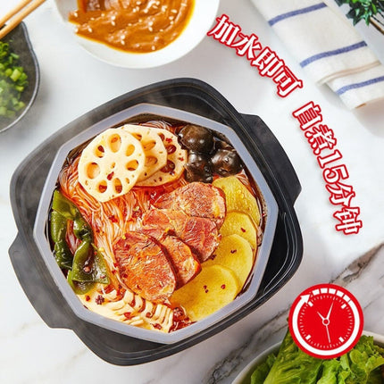 Haidilaohotpot Self-cooking Hot Pot Convenient and Delicious Instant Food, 435g Spicy Tender Beef, 435g Crispy Beef Tripe, 365g Tomato Beef Brisket, 400g Spicy Vegetarian, 275g Tomato Crispy Meat, 275g Spicy Crispy Meat, 272g Spicy Meatballs�����������...