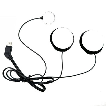 HD Noise-Proof Helmet Intercom Headset Microphone, 10 Pin Plug