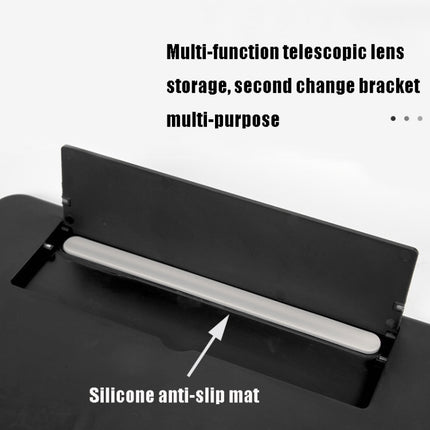 Pull-Out Folding Phone Screen Amplifier HD Anti-Blue Light Magnifying Glass