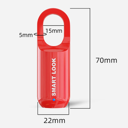 Smart USB Charging Bag Fingerprint Padlock Furniture Backpack Lock