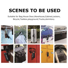 Smart USB Charging Bag Fingerprint Padlock Furniture Backpack Lock